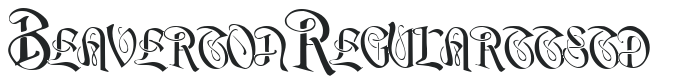Beaverton Regular ttstd letters preview