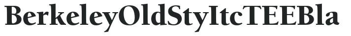 BerkeleyOldStyItcTEEBla letters preview