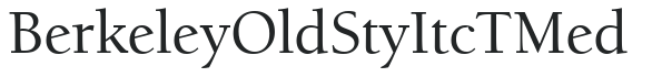 BerkeleyOldStyItcTMed letters preview