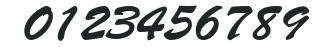 Bermuda Script numbers preview