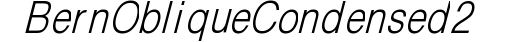 Bern Oblique Condensed 2 preview