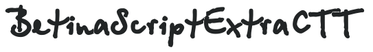 BetinaScriptExtraCTT preview