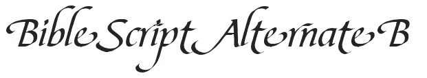 Bible Script AlternateB preview