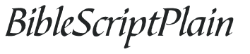 BibleScriptPlain preview