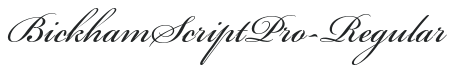 BickhamScriptPro-Regular preview
