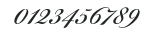 BickhamScriptPro-Regular numbers preview