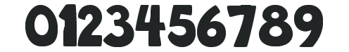 Big_Bottom_Typeface_Normal numbers preview