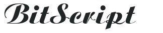 BitScript letters preview