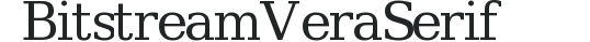 Bitstream Vera Serif preview