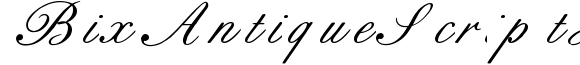 BixAntiqueScriptHmk preview