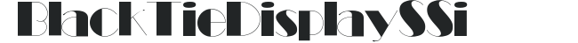 Black Tie Display SSi preview