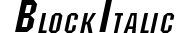 Block Italic preview