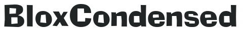Blox Condensed preview