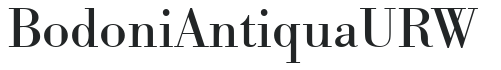 Bodoni Antiqua URW preview