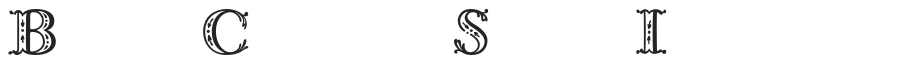 BodoniClassic-ShadowInitials letters preview