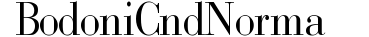 BodoniCnd-Norma preview