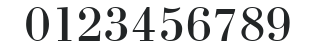 Bodoni Cyrillic numbers preview