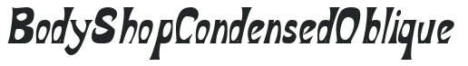 BodyShopCondensed Oblique preview