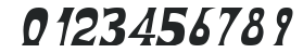 BodyShopCondensed Oblique numbers preview