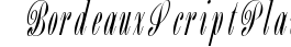 Bordeaux Script Plain preview