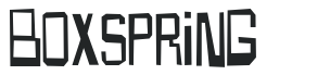 Boxspring letters preview