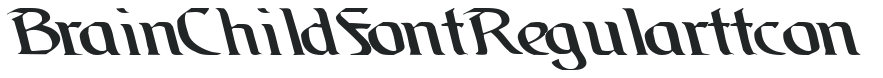 BrainChildFont Regular ttcon preview