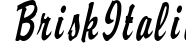 Brisk Italic preview