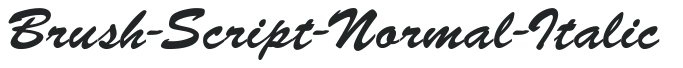 Brush-Script-Normal-Italic preview