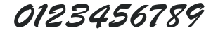 BrushScriptEF numbers preview