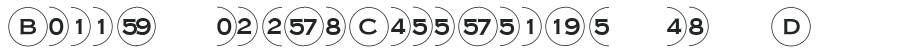BulletNumbers Copperplate Pos PDF letters preview