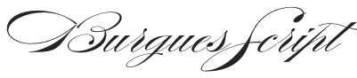 Burgues Script letters preview