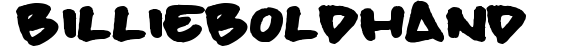 billieBoldHand preview