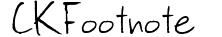 CK Footnote preview