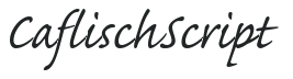 Caflisch Script preview