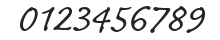 Caflisch Script numbers preview