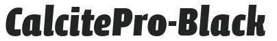 CalcitePro-Black preview