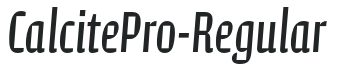 CalcitePro-Regular preview
