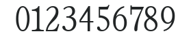 Calgary-Serial-ExtraLight-Regular numbers preview