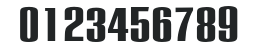 CaliforniaGrotesk-Blk numbers preview