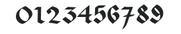 CallifontsA03PostScript numbers preview