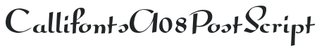 CallifontsA08PostScript preview