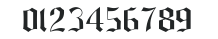CallifontsB12PostScript numbers preview