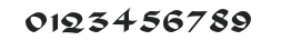 CallifontsB15PostScript numbers preview