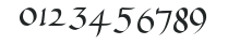 CallifontsB16PostScript numbers preview