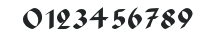 CallifontsB17PostScript numbers preview