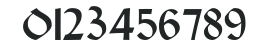 CallifontsB18PostScript numbers preview