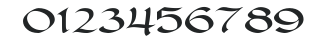 CallifontsC21PostScript numbers preview