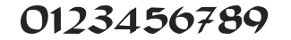 CallifontsC26PostScript numbers preview