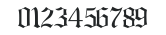 CallifontsD39PostScript numbers preview