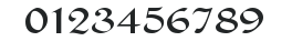 CallifontsF62TrueType Regular numbers preview
